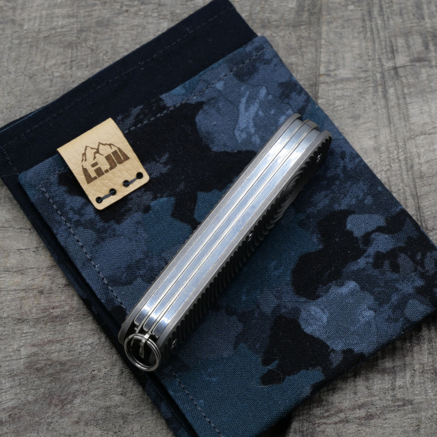 TITAN - CONCENTRIC dark wash - PIONEER X - Titan Grade 5  (Ti 6AI 4V)  - 93mm